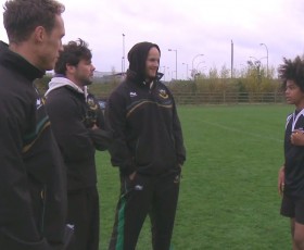 Northampton Players Support Grassroots Rugby